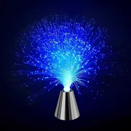 dwiti enterprises Fiber Optic Lamp,Led Color Changing With Cone Base,Ice Fiber Lamp Table Lamp Table Lamp-picture-25
