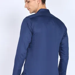 peter england Men Solid Pure Cotton A-line Kurta image 4