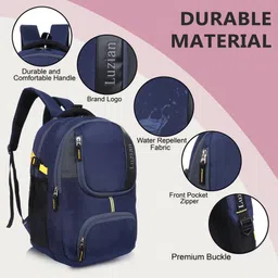 luzian Large 35 L Laptop Backpack Premium Polyester Backpack image 4