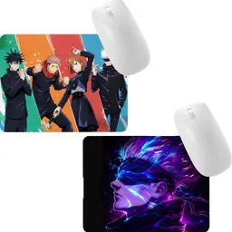 Aniithing Anime Combo gaming Mouse Pad Non-Slip Rubber Base for Computer leptop pack of 2 Non Slip Base Mousepad-picture-25