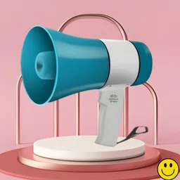 sacro Handheld Megaphone with Siren, Microphone & Rechargeable for Outdoor EventsB52 Megaphone Portable Megaphone Siren Loudspeaker Function &Long Battery BackupQ52 Outdoor PA System-picture-19