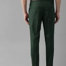 fubar Men Regular Fit Green Cotton Blend Trousers image 2