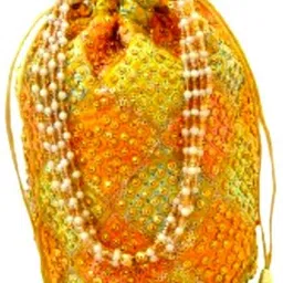 sunesh creation Women Yellow Potli-picture-46