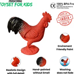 laxmi toys Small Farm animals toys for kids- Educational gift toys for kids (3 inches each) image 3