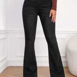 nucouths the style you love Women Regular High Rise Black Jeans image 1