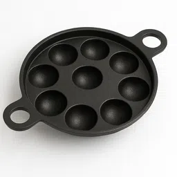 vaimee Cast Iron Appam Maker Paniarakkal 0 L capacity 20.8 cm diameter-picture-21