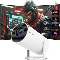 IMMUTABLE Mini Smart TV Projector, Android Portable Home Theater Projector CXD2 (2200 lm) Portable Projector image 1