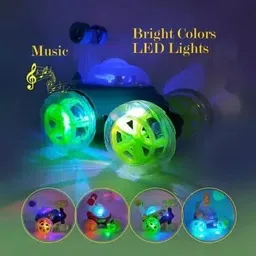 sno Best Stunt Car 360° Twisting Remote Control for Kids Music ,Lights_60 image 2
