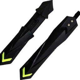 byking Bicycle Front & Rear Mudguard with Long Patti Fitting, Black Yellow Full Length Front & Rear Fender-picture-16