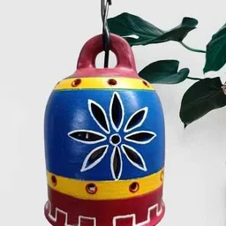 mypebblediary Bell shaped Terracotta Lampshade Ceiling Lights, Chandelier, Hanging Lights (Pendant Lights), Wall Lights Lamp Shade image 3