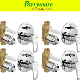 parryware Espirion concealed Diverter Body with Concealed Upper Part set of 4 pic 394 Faucet Set-picture-28