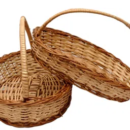 happinessbox Wooden Fruit & Vegetable Basket image 1