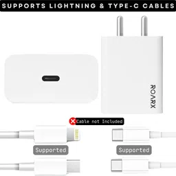 RoarX 30 W Quick Charge 5 A Wall Charger for Mobile image 3