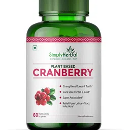 simply herbal D Mannose Cranberry Capsules Promotes Urinary Tract Health,For Women & Men-picture-47