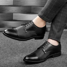 bacca bucci WINDSOR Formal Shoes with Superior Comfort | All Day Wear Office Lace-ups Shoes Lace Up For Men image 2