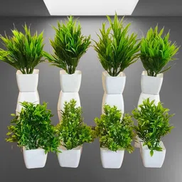 etech Multicolor Wild Flower Artificial Flower with Pot-picture-29