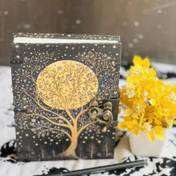 al zohra handicraft Diary Notebook A5 Diary Unruled 200 Pages-picture-18