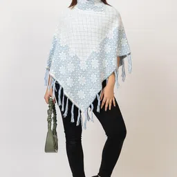 aphrodite Wool Blend Poncho image 5