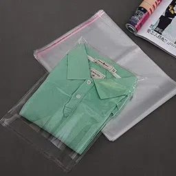 vijay Transparent Polythene Bags For Saree Packing Clothes Saree Security Bag image 4