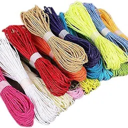 12 Paper Rope Set 120M Colorful Craft Thread-image-11