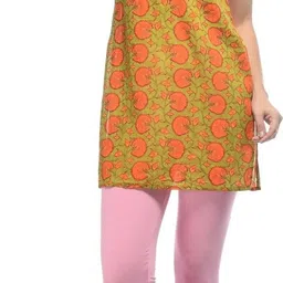 frenchtrendz Cotton Lycra Blend Women Churidar image 5
