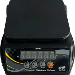 NIVAYO 10Kg Counter Rechargeable Weight Machine With Power Adepter for Home & Kitchen Weighing Scale image 1