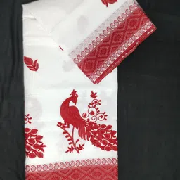 baidyas styles Embroidered Handloom Cotton Blend Saree-picture-15