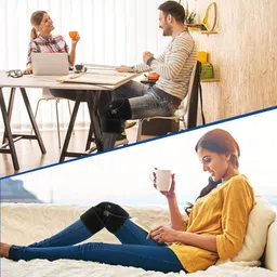 zvonko Electric Pain Relief Portable and Adjustable Knee Heating Pad Men & Women Multicolor Baby Knee Pads image 2