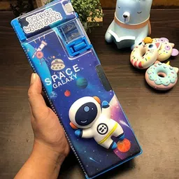 retrix space Space Art Plastic Pencil Boxes image 3