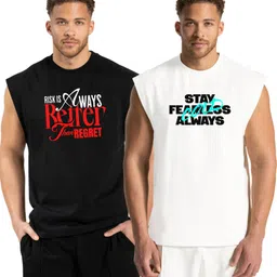 t-hustler Pack of 2 Men Vest-picture-18