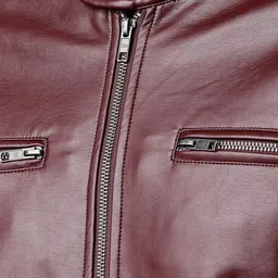 highlander Men Solid Leather Jacket image 5