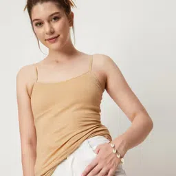 Women Green Camisole-image-3