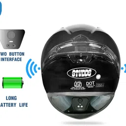 studds THUNDER COMMUNICATION READY Motorbike Helmet image 3