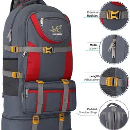 loyal choice Travel Backpack for Sport Camping Hiking Trekking Bag Rucksack Waterproof. Rucksack - 50 L-picture-11