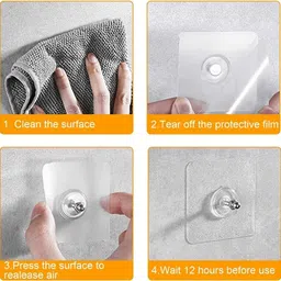 sjk (PACK OF 30)Multipurpose use bathroom and kitchen storage hook 1.115 Hook 1 image 3