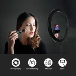 RENTOOR Best Price 10" Portable LED Ring Light YouTube Photo Shoot Video Live Stream Flash image 5