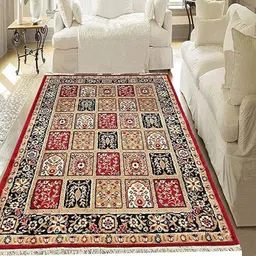 sana carpet Multicolor Silk Carpet image 1