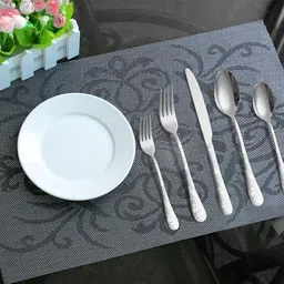 heimora Silver spoons and fork set,serving spoon Stainless Steel Cutlery Set Stainless Steel Cutlery Set image 5