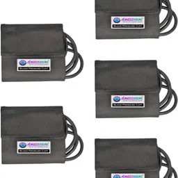 AMAZECARE Black BP Bladder Rubber Bag with Cloth Armlet (Set of 5) with Discount Bp Monitor Cuff-image-64