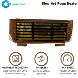 energise home Room Heater for Home | Adjustable Heat Settings | Compact & Portable Fan Room Heater image 4