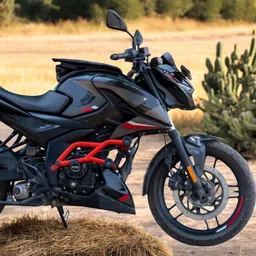 shriragunath NEW Style Best With Slider Cr.ash Guard for Bajaj Pulsar N160/ N250 BAJAJ Bike Fairing Kit image 1