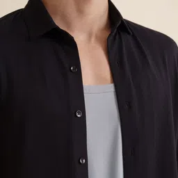 damensch Thermoregulating Bamboo Spandex Sando Grey Men Vest image 5