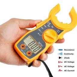 divinext MT-87 Mini Pocket Handheld Portable Digital Clamp Meter Electronic Tester Clamping Meter for Measuring AC/DC Voltage, AC Current, Resistance, Data Hold, Diode Test, Continuity test, Resistance Measurements, Transistor P-N Junction Test & Overload Protection MT87 3½ Digits LCD Multimeter Electric AC DC Current Voltage Tester Voltmeter Ammeter Ohmmeter Ampere Ohm Diode Continuity Tester Transistor Electric Testing Meter Diagnostic Tool Digital Voltage Tester image 3