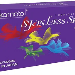 okamoto Condoms For Men Skin less Skin Blueberry - Pack-2 Condom-picture-18