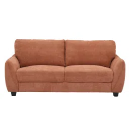 royaloak Austin American Fabric 3 Seater Sofa In Rust Orange Color image 3