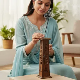 ecowuud ANTIC-TOWER-0011001 Wooden Incense Holder image 4