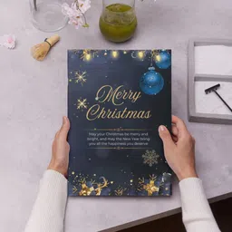 aanyacentric Christmas 9.5x13 inch for Xmas Festive Wishes Greeting Card image 5