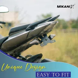 oberoi's traders Premium Tail Tidy l Fender Eliminator For Puls@r NS & AS Motorcycle Bike Number Plate image 2