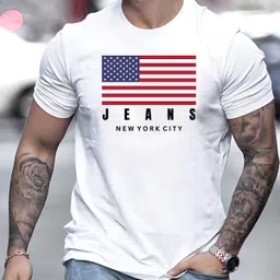 magneto Men Printed Round Neck Pure Cotton White T-Shirt-picture-12