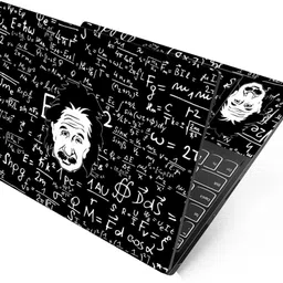 FineArts Full Panel Laptop Skin Sticker Vinyl Decal- emc2 black einstein face 14.1 Vinyl Laptop Decal 14.1-picture-17